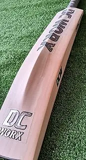 DC Worx, Grade 1 Silver Edition, English Willow Cricket Bat, Size SH, 2lb 8.9oz, Beautiful bat Perfect ping and Pickup., Grey,Silver, SH - Adult