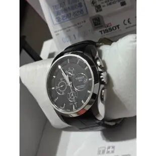 可刷卡 TISSOT Couturier 建構師系列計時機械錶 原價25000