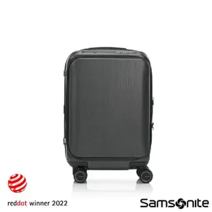 【Samsonite 新秀麗】20吋 UNIMAX 1/9前開式PC抗菌減震剎車輪登機箱/行李箱(多色可選)