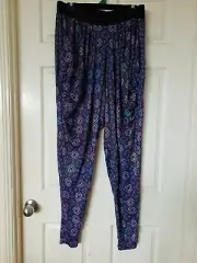 CITY CHIC Harem Mosaic Hippie Boho Gypsy Pants Plus Size XS 14 16 BNWT $79 C30