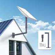 Starlink Long Wall Mount, EDUP Love Starlink Roof Mounting Kit, Starlink Internet Kit Satellite with Starlink Pole Mount Adapter, Supporting Starlink V2 Dish & High Performance