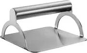 yoopin Stainless Steel Burger Press,5.6 Inch Square Type Smash Burger Press with Stainless Steel Handle for Flat Top Grill Cooking,Grill Accessories for Steak Making，Prevent Rust and Easy to Clean.