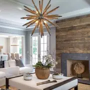 Mazza Pendant Light in Weathered Zinc Hardware and Natural Rope
