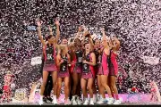 ADELAIDE THUNDERBIRDS NETBALL CHAMPIONS TEAM POSTER,FREE-POST, BARGAIN ,2