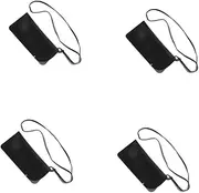 [ANDRESLAD] Lanyard Glasses Bag Travel Toiletry Bag for Men Glasses Case Men Sunglasses The Tote Bag Sunglasses for Handbag Lanyard for Men Sunglasses for Men Lanyards Pu Black
