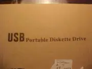 1 USB Portable Diskette Drive -Windows 98 , XP , Vista , windows 7-8 - MAC OS