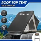 PORIYA Rooftop Tent Hardshell wi Ladder Camping Waterproof for Jeep Off-Road Car