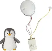 Soothing Doll Movement,Respiration Sensory Movement - 4 Modes Light Sleeping Breathing Sensory Stuffed Plushies Companion Equipment for Girls