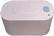 IOIUSKKU Smart Heater Baby Wipe Warmer with Intelligent Temperature Control Wet Wipe Warmer ABS Bottom Strap to Secure Wet Wipes, Pink