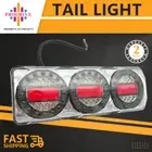 LH 12V LED TAIL LIGHTS 3 COMBINATION SUIT TRAILER TRUCK CANOPY CARAVAN UTE TRAY