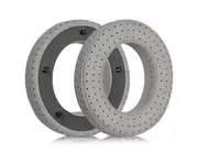 Replacement Ear Pads for Clear Pro Headphone Earmuffs Headset Memory Foam Earcups Earpads with Buckle - Gray