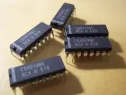 5 Pieces RCA CD4019BE - CMOS Quad AND/OR Select Gate, DIP16.