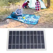 5W Solar Panel Charger Monocrystalline Silicon High Efficiency USB Solar FA