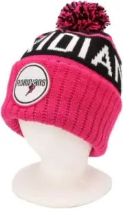 Miami Floridians Pom/Cuff Mitchell & Ness Knit Hat - Osfa