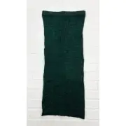 Monrow Cosmo Rib Sweater Midi Skirt Pull On Stretchy Deep Forest Green Medium