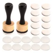 Round Replacement Foam Pads Erasers Sponge Brush Sponges Paint