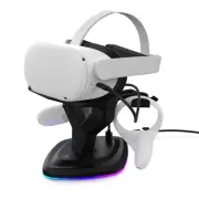For Pico Neo3 VR Headset Display Stand RGB Charging Dock Station VR Accessories
