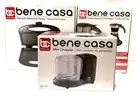 Bene Casa Set Flat Grill Sandwi Press/Elec Cuban Espres Coff.Marker/Mini Chopp.