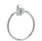 Pamex BC3CP-30 CHROME Die-Cast Zinc Towel Ring Corona Collection **NEW**