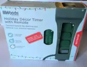 WOODS-Outdoor Holiday Decor Timer with Remote Yard Stake