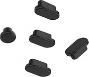 Dust Dirt Plugs Cover for MacBook Pro 14" & MacBook Pro 16" 2019-2023 & MacBook Air 13 inch M2 M1 2018-2022 & MacBook Pro 13" 2016-2022, Silicone Dust Cups Set Port Plugs Cover