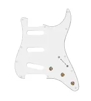 920D Custom SSS Pre-Wired Pickguard for Strat With A White Pickguard and S5W-...