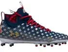 Under Armour Shoes Mens 11.5 Blue Spotlight Lux MC LE USA Football 3025366 100