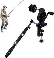 Fishing Spooler – Compact Liine Winding Tool for and Casting Reels | Prevents Lines Tangles Adjustable Clamp Lightweight and Simplify Portable, Suitable for Various Fishingg Linne Types