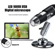 1600X HD Multi Use Digital Microscope USB Micro Scope Magnifier Camera 8 LED