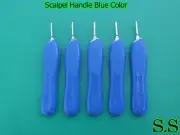 5 Pcs Scalpel Handle #3 with Blue Color Surgical Instruments