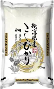 Niigata Koshihikari Japanese Premium Short Grain Rice 5kg 新潟県産 コシヒカリ Sushi Grown