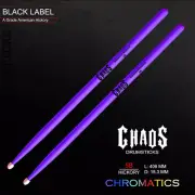 DRUM STICKS 3x CHAOS 5B DRUMSTICKS – CHROMATICS PURPLE 3 PAIRS DRUM STICKS