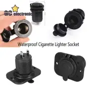 Waterproof DC 12V Car Boat Motorcycle Cigarette Lighter Socket Outlet Power Plug