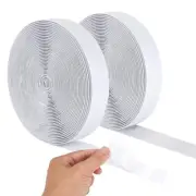 1 Inch x 20Ft Hook and Loop Tape with Adhesive Sewing Fasteners for Carpets Car