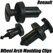 10x Clips For Renault Splashguard Undertray Sideskirt Wing 6.5mm 7703072361