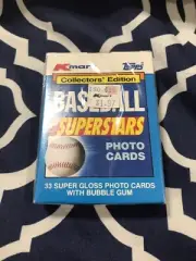 1990 Topps Kmart Collector's Ed. Baseball Superstars 33 Photo Cards Sealed