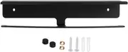 Space Aluminum Double Roll Holder Wall Mounted Bathroom Tissue Paper Rack Organizer with Shelf for Bathroom Accessories Black 28x11.5x6cm