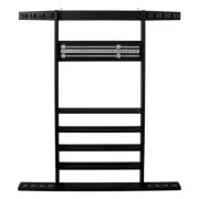 BLACK Combi Pool Snooker Billiard CUE RACK Holds 8 Cues Balls Scoreboard