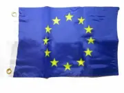 12x18 European Union 2ply Double Sided 12"x18" BOAT CAR Flag Grommets
