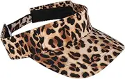 [BESTYASH] 1pc Adjustable Leopard Pattern Summer Cap for Outdoor Activities Fashionable Sun Shade Hat for Hiking Camping Fishing and Daily Wear