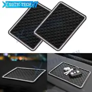 2PCS Anti-Slip Car Dashboard Sticky Pad w/ Crystal Non-Slip Mat GPS Phone Holder (for: Ford)