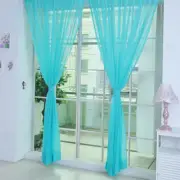 Solid Color Sheer Voile Curtain Window Sheer Curtain Semi Transparent WaoPtེ