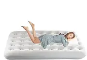Air Bed - Inflatable Double Sided Blow Up Mattress | Folding Inflatable Mattress Portable Air Bed for Home Use Camping Travel, 550lb Weight Capacity