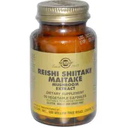 Solgar Reishi Shiitake Mushroom Extract 50 Veggie Capsules