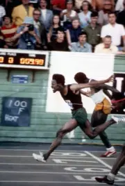 Olympic Trials, Miler Dave Wottle ran the 800 for a lark and - 1972 Old Photo