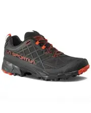 - La Sportiva Akyra II GTX Gore-Tex Men's Trail Running Shoes, Black/Cherry Toma