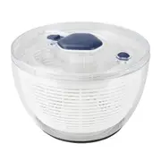 Davis & Waddell Premium Water Remover Salad Spinner w/ Lid 6L/26cm White/Blue