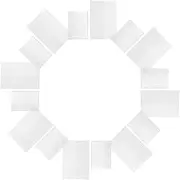 Veemoon 20pcs Book Jacket Covers Protective Sleeve for Self-Adhesive Book Covers for Textbooks