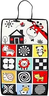 Floor Activity Mirror - Kids Floor Mirror Activity Mirror,Brain Development Sensory Crinkle Toys for Kids Girls Aged 0-3 Years Old