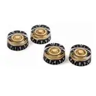 Practical Guitar Knobs Volume 4PCS Accessories Black Gold For Les Paul